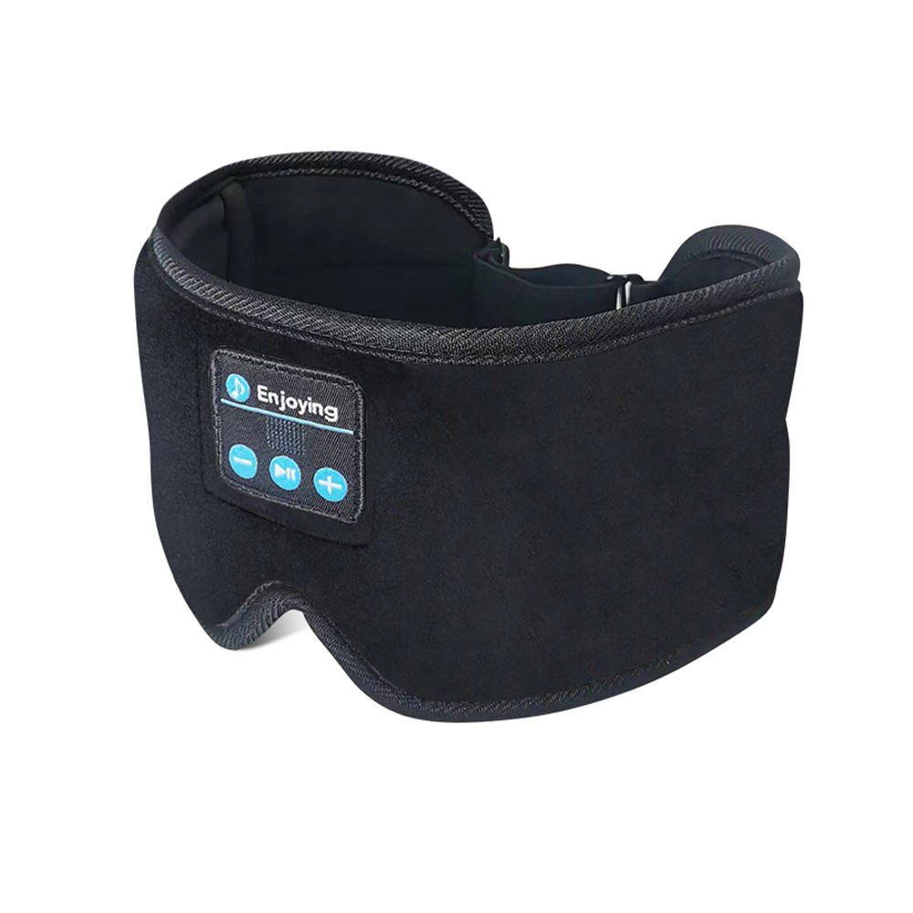 3D Bluetooth Sleep Eye Mask HD Stereo Højttaler Sort