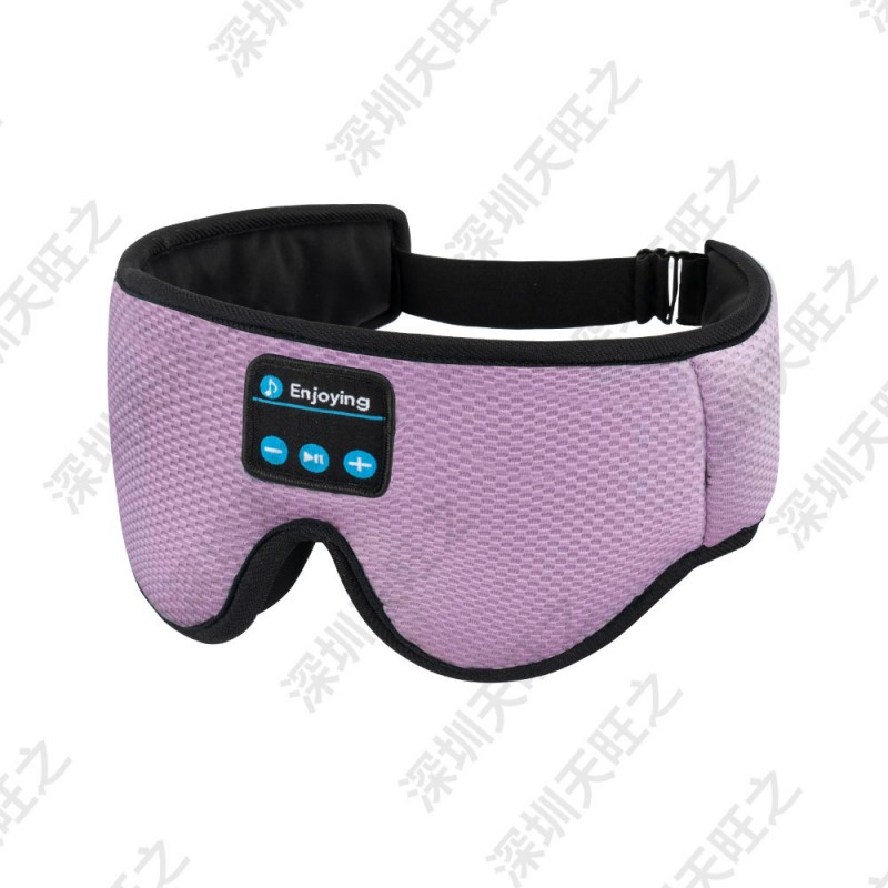 3D Bluetooth Sleep Eye Mask Sleep Headphones Lilla
