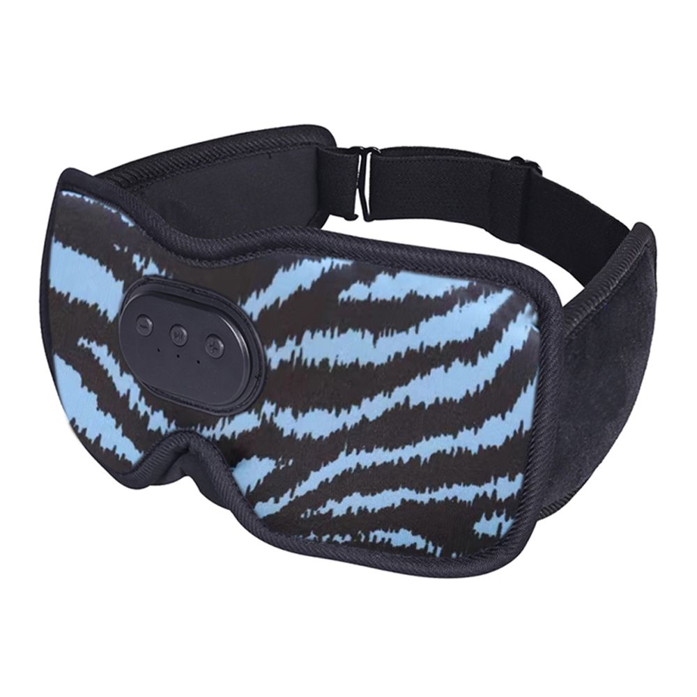 3D Bluetooth Sleep Eye Mask Trådløs musikmaske Blå