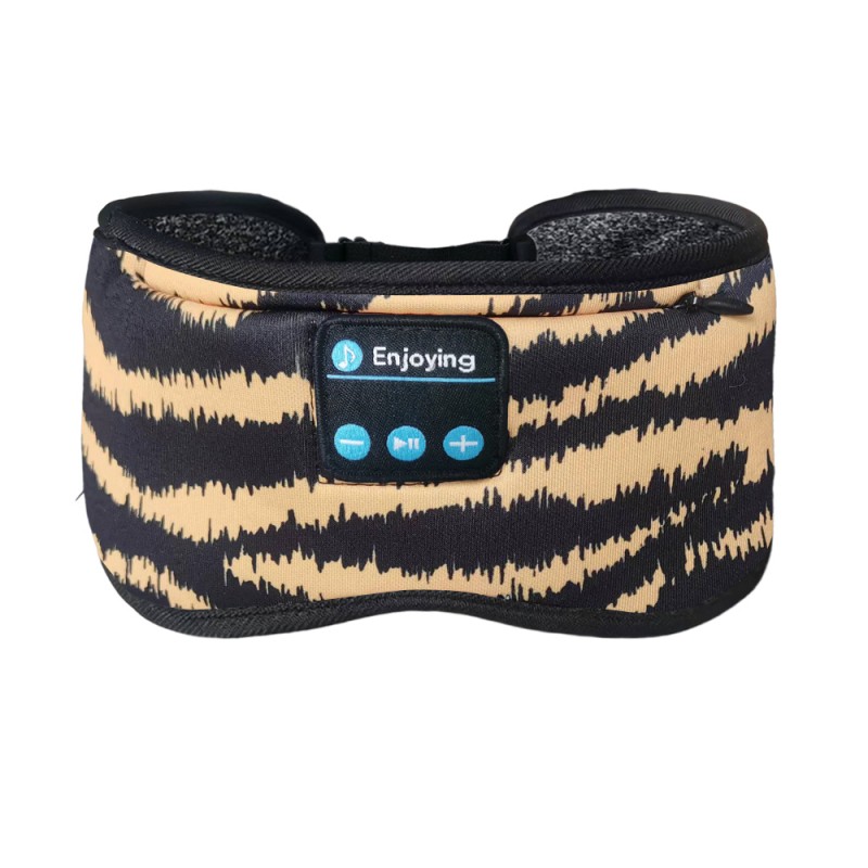Bomuld Zebra gul Bluetooth Eye Mask