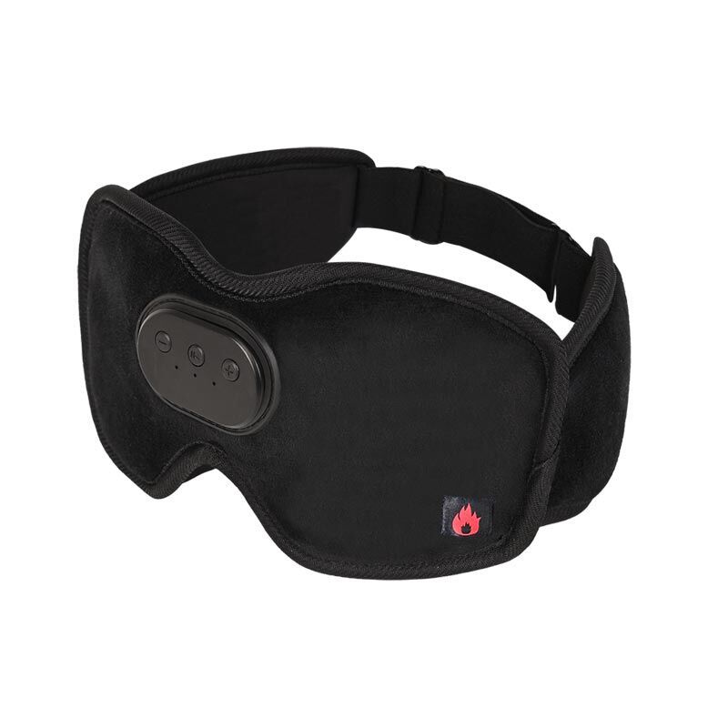 Opvarmede Bluetooth Sleep Eye Mask Sleep-hovedtelefoner