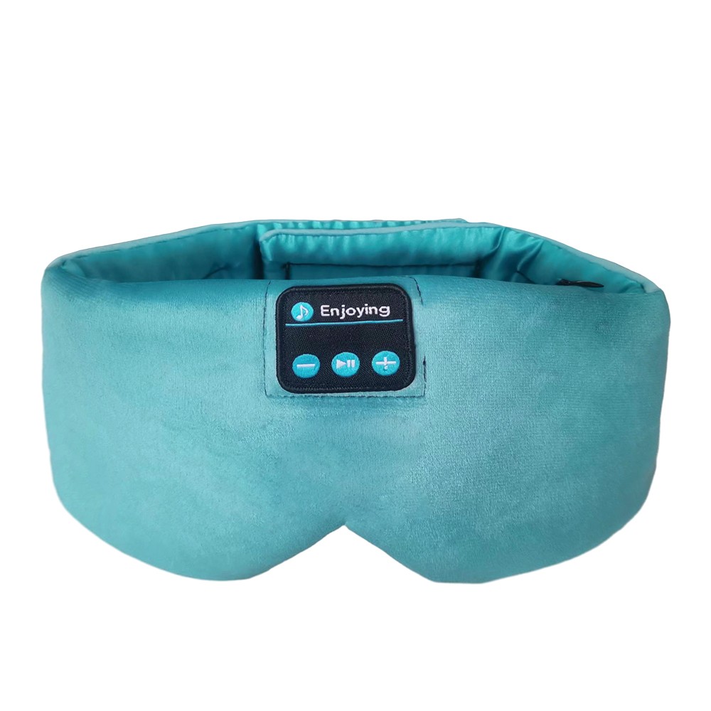 Silke Bluetooth Sleep Eye Mask Sovehovedtelefoner Cyan